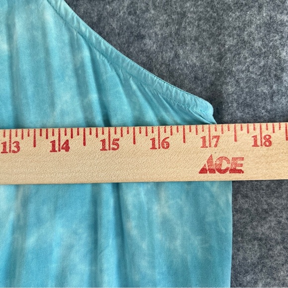 MICHAEL STARS Gloria Maxi Dress 🐚 Wave Wash Tie Dye Mermaidcore Size Small - Picture 6 of 8